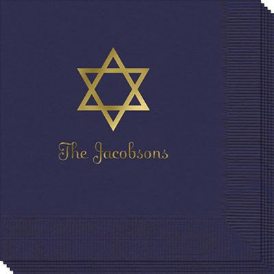 Traditional Star of David Napkins